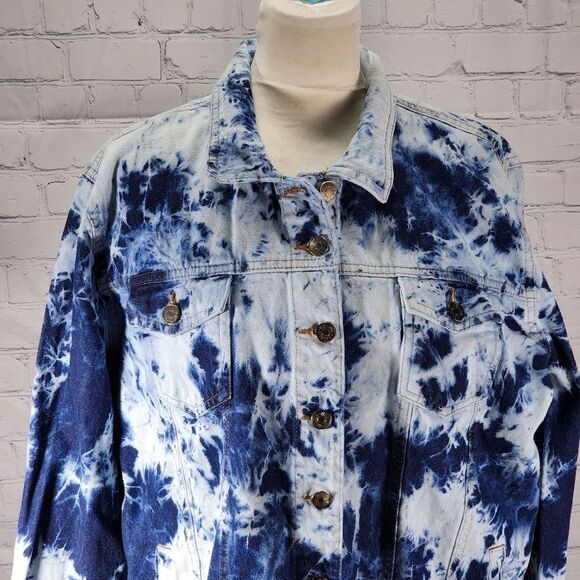 Helium overdyed jean jacket XL - Picture 2 of 14